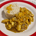 El cooksnap de Belén Casalía cuando hizo Pollo a la naranja con arroz pilaf.
