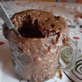 El cooksnap de Andy Anger cuando hizo Torta en taza en microondas.