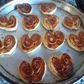 El cooksnap de Luciana Giudici cuando hizo Palmeritas con hojaldre rápido.