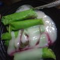 Cooksnap dari Zurriyati Nafisah Malik untuk resep Es pisang ijo (Dadar)