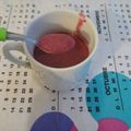 El cooksnap de Mariana Conti cuando hizo Pudding de chía rosado (vegano).