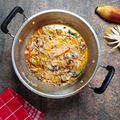 Cooksnap dari Mita.W#MommyFayzel# untuk resep Jantung Pisang & Tahu Bumbu Santan