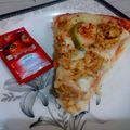 Mahreen Rauf 's cooksnap of when they made Chicken Cheese Tikka Pizza.