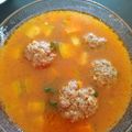 El cooksnap de Fanny Acosta cuando hizo Albóndigas con verduras.