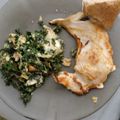 El cooksnap de María Cristina Gatti cuando hizo Ojo de bife con salteado de Kale.