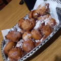 El cooksnap de Florencia cuando hizo Buñuelos de dulce de leche🌧.