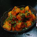 Man-O-Salwa 's cooksnap of when they made Khatte aloo.