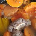 El cooksnap de Eugenia de la Fuente cuando hizo Puchero argentino.