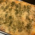 Champagne's cooksnap of when they made Lasagna.