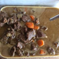 El cooksnap de Luis Mesa cuando hizo Morcillo o jarrete de ternera con salsa de zanahoria y vino tinto.