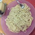 El cooksnap de luuciaa carazo cuando hizo Tallarines a la crema.
