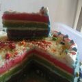 Cooksnap dari zora ida untuk resep Rainbow cake (kukus)