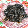 El cooksnap de Rosalía cuando hizo Arroz negro.
