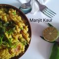 Manjit Kaur का कुकस्नैप जब उन्होंने उपमा (Upma recipe in Hindi) बनाया था।
