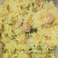 El cooksnap de Yolianny cuando hizo Arroz con Vegetales y Salchichas.