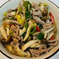 張雅芸 的 蔥爆鮮菇牛肉便當 cooksnap
