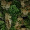 El cooksnap de Sylvie Guillard cuando hizo Brócoli con pollo.