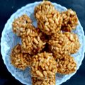 Anupama Maheshwari का कुकस्नैप जब उन्होंने ममरा लड्डू (mamra ladoo recipe in Hindi) बनाया था।