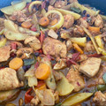 El cooksnap de Víctor Jiménez cuando hizo Tajín marroquí de pollo y patatas.