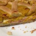 El cooksnap de Romi Jara cuando hizo Tarta de zapallo calabacín con jamón y queso tipo torta de fiambre 😄.