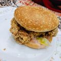 Mk Mahwish's cooksnap of when they made Zinger burger.