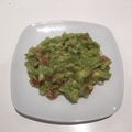 El cooksnap de Silvia cuando hizo Guacamole y totopos caseros.