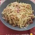 El cooksnap de Cristina Castillo Vioque cuando hizo Spaghetti mar y montaña.