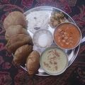 Shilpi gupta का कुकस्नैप जब उन्होंने वेज थाली(veg thali recipe in hindi) बनाया था।