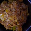 Bhumi का कुकस्नैप जब उन्होंने सीताफल की सब्जी (sitafal ki sabzi recipe in Hindi) बनाया था।
