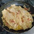 El cooksnap de Elizabeth Bolivar cuando hizo Filete de róbalo en cama de hash brown bañado en mi salsa básica.