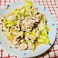 dana_375's cooksnap of when they made ■ご飯に合う♪豚ばらキャベツのとろみ炒め.