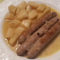 El cooksnap de estcolrod (Esther) cuando hizo 112. Salchichas con patatas.