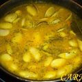 El cooksnap de carme castillo cuando hizo Fabes con almejas al estilo Fe.