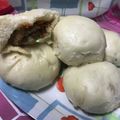รูป Cooksnap ของ Jatuporn Nanthasuta เมื่อเขาทำ ซาลาเปาไส้ถั่วเขียว เฮงเฮงเฮง