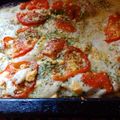 El cooksnap de Mariel cuando hizo Blanca y radiante va la...(Merluza con salsa blanca gratinada).