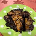 水晶姊姊 的 梅乾菜滷苦瓜 cooksnap