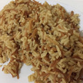 El cooksnap de Matilde Molina Ureña cuando hizo Arroz con fideo (Locrio de fideos).
