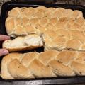 El cooksnap de Monica cuando hizo Pan con chicharrón.