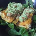 El cooksnap de Rocío cuando hizo Boniato con guacamole.