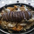 El cooksnap de Blanca G cuando hizo Redondo de ternera relleno de pasas y piñones.