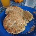 El cooksnap de Virr Rodríguez cuando hizo Hamburguesas de arroz y espinaca.