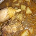 El cooksnap de Euge B. Miglietta cuando hizo Guiso de lentejas con alitas de pollo.
