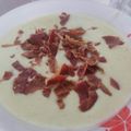 El cooksnap de Leon MpV cuando hizo Crema de guisantes con jamón crujiente.