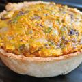 El cooksnap de Maga Rivero cuando hizo Tarta de zapallo calabaza, zucchini y repollo morado.