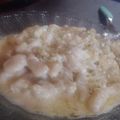 El cooksnap de Shey Montenegro cuando hizo Fideos con Salsa blanca.