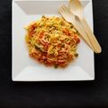 Charu Aggarwal's cooksnap of when they made Schezwan fried rice.