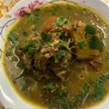 Cooksnap Syima Zul semasa beliau membuat Sup Kambing Mamak ala Warung.