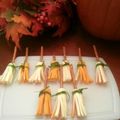 Stephanie's cooksnap of when they made Halloween Witches Broom Stick Treats.