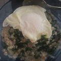 Cooksnap dari Effie Muca untuk resep Bubur Bayam Oatmeal (aka. Savory Oatmeal)