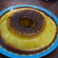 El cooksnap de Tania Acuña cuando hizo Flan casero.